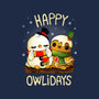 Happy Owlidays-Mens-Basic-Tee-Vallina84