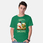 Happy Owlidays-Mens-Basic-Tee-Vallina84