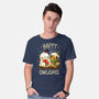 Happy Owlidays-Mens-Basic-Tee-Vallina84