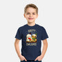 Happy Owlidays-Youth-Basic-Tee-Vallina84