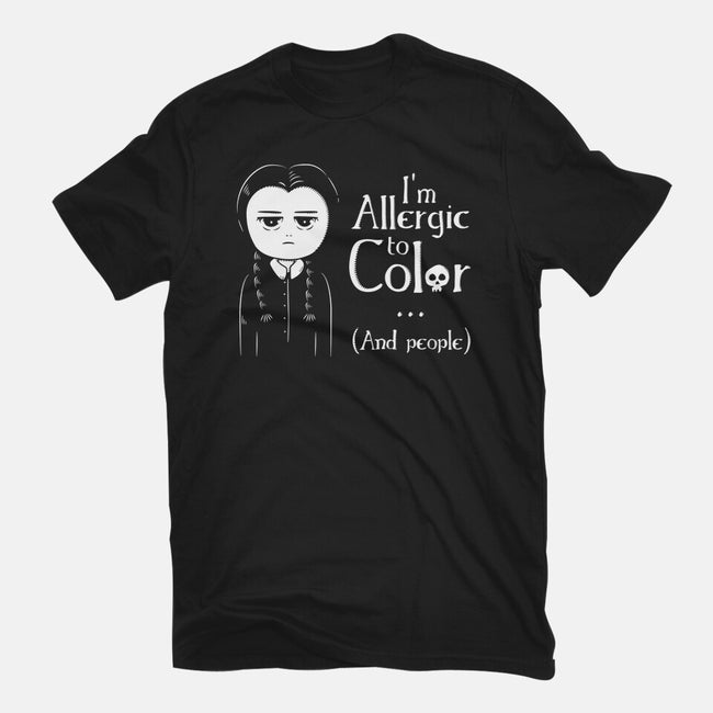 Allergic To Color-Mens-Basic-Tee-ducfrench
