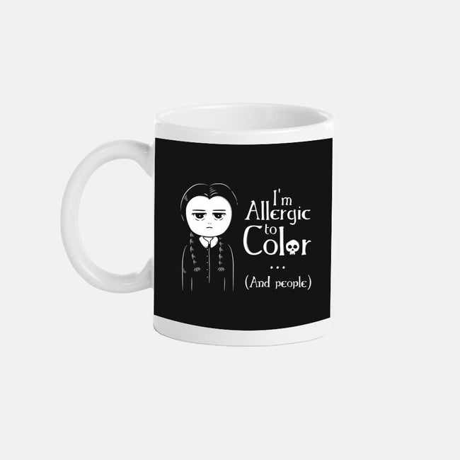 Allergic To Color-None-Mug-Drinkware-ducfrench