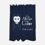 Allergic To Color-None-Polyester-Shower Curtain-ducfrench
