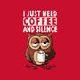 Coffee And Silence-None-Stretched-Canvas-ducfrench