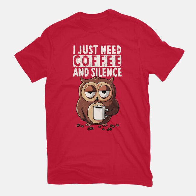 Coffee And Silence-Youth-Basic-Tee-ducfrench
