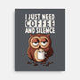 Coffee And Silence-None-Stretched-Canvas-ducfrench