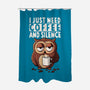 Coffee And Silence-None-Polyester-Shower Curtain-ducfrench