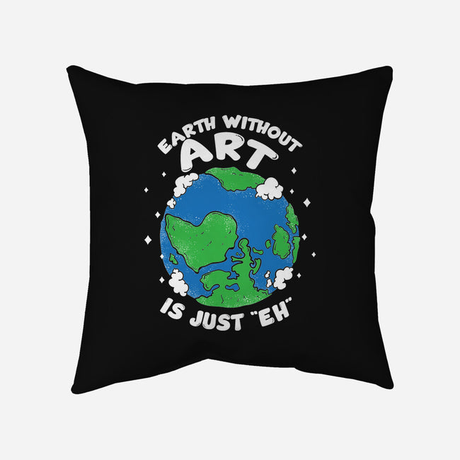 Is Just Eh-None-Removable Cover-Throw Pillow-turborat14
