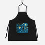 Dreams Of Time And Space-Unisex-Kitchen-Apron-DrMonekers