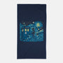 Dreams Of Time And Space-None-Beach-Towel-DrMonekers