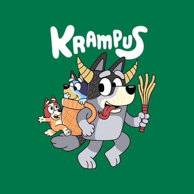 Krampus Bluey-None-Fleece-Blanket-Nemons