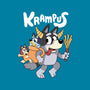 Krampus Bluey-None-Glossy-Sticker-Nemons