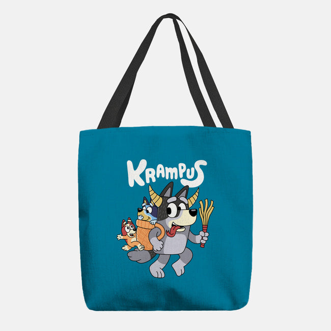 Krampus Bluey-None-Basic Tote-Bag-Nemons