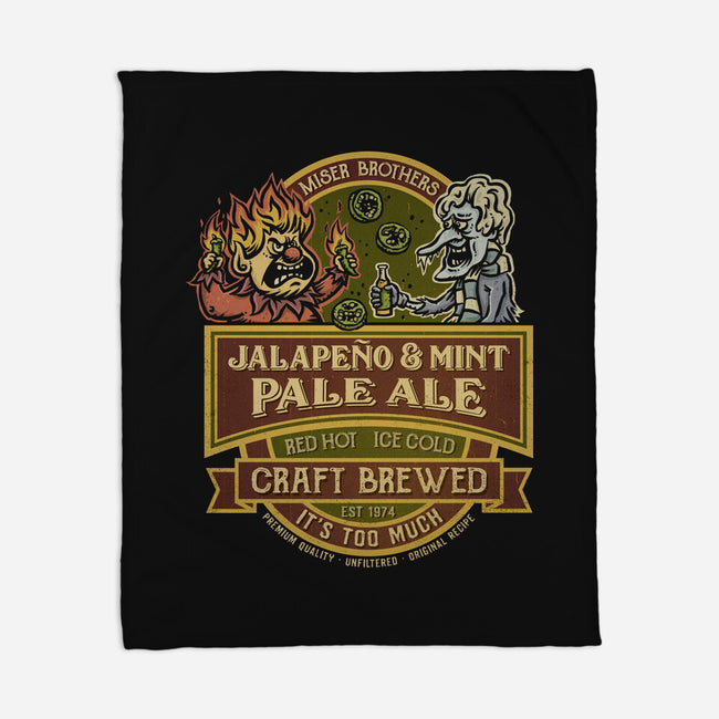 Miser Brothers Jalapeno And Mint Ale-None-Fleece-Blanket-kg07