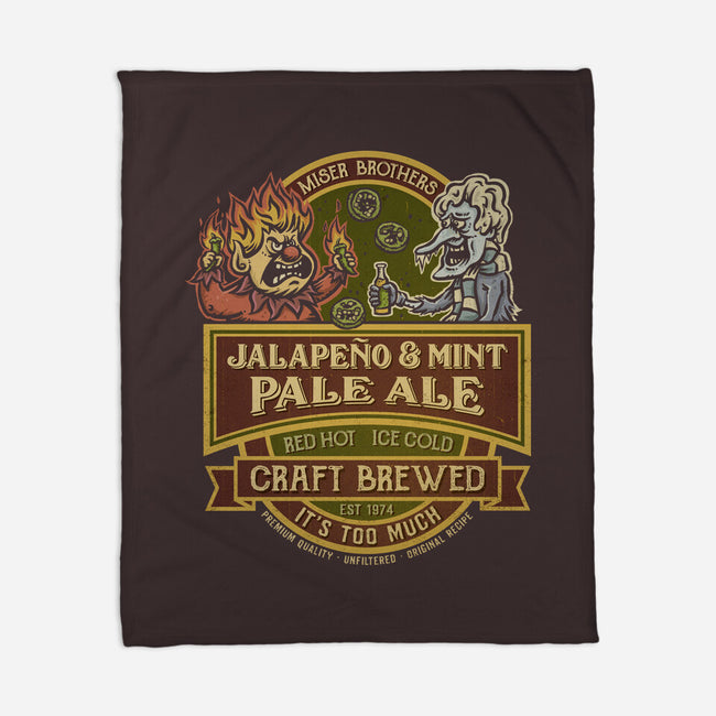 Miser Brothers Jalapeno And Mint Ale-None-Fleece-Blanket-kg07