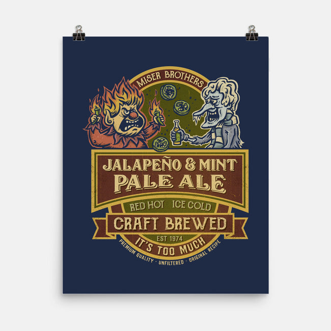Miser Brothers Jalapeno And Mint Ale-None-Matte-Poster-kg07