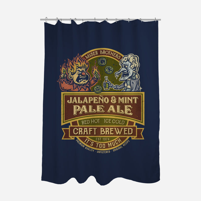 Miser Brothers Jalapeno And Mint Ale-None-Polyester-Shower Curtain-kg07