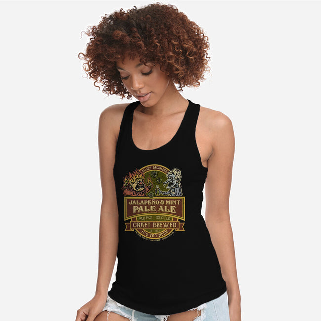 Miser Brothers Jalapeno And Mint Ale-Womens-Racerback-Tank-kg07