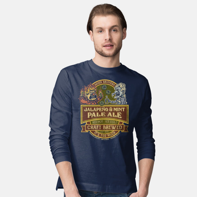 Miser Brothers Jalapeno And Mint Ale-Mens-Long Sleeved-Tee-kg07