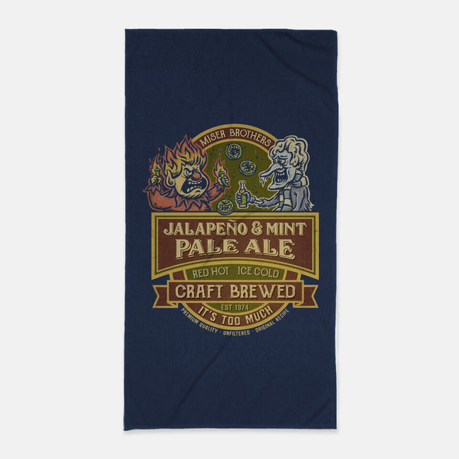 Miser Brothers Jalapeno And Mint Ale-None-Beach-Towel-kg07