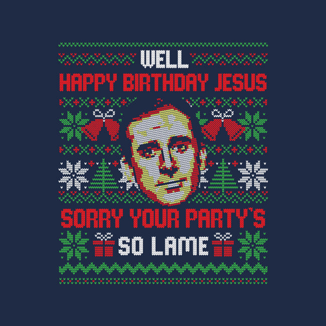 Happy Birthday Jesus-Mens-Basic-Tee-eduely