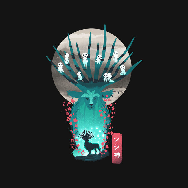 Deer God-Womens-Racerback-Tank-dandingeroz