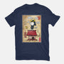 Beagle Samurai In Japan-Youth-Basic-Tee-DrMonekers