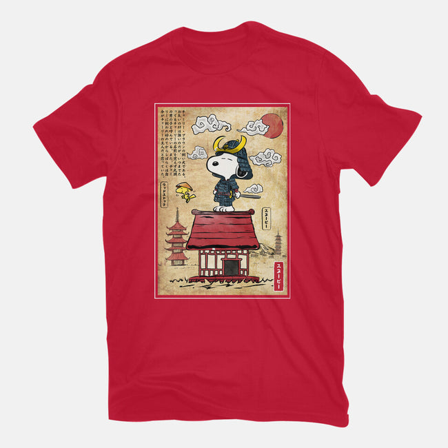 Beagle Samurai In Japan-Youth-Basic-Tee-DrMonekers