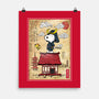 Beagle Samurai In Japan-None-Matte-Poster-DrMonekers