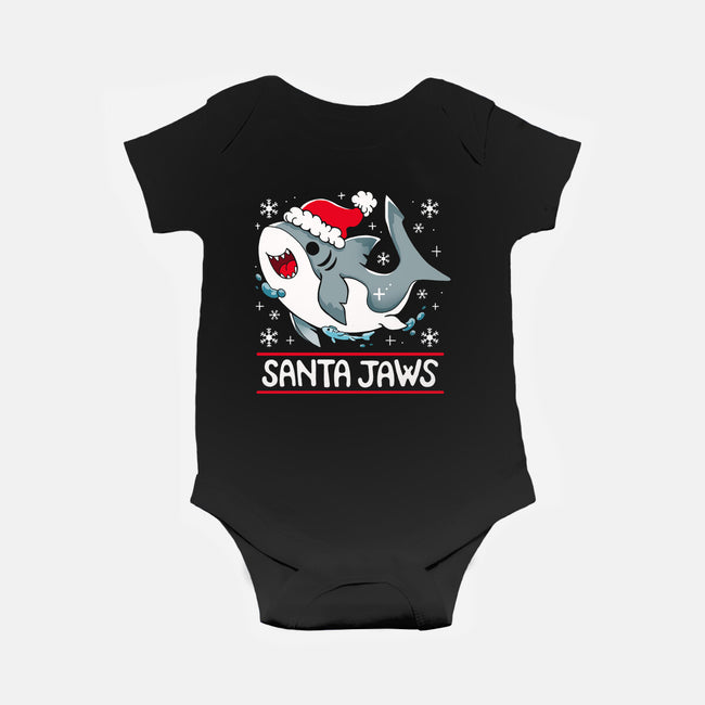 Santa Jaws-Baby-Basic-Onesie-Vallina84