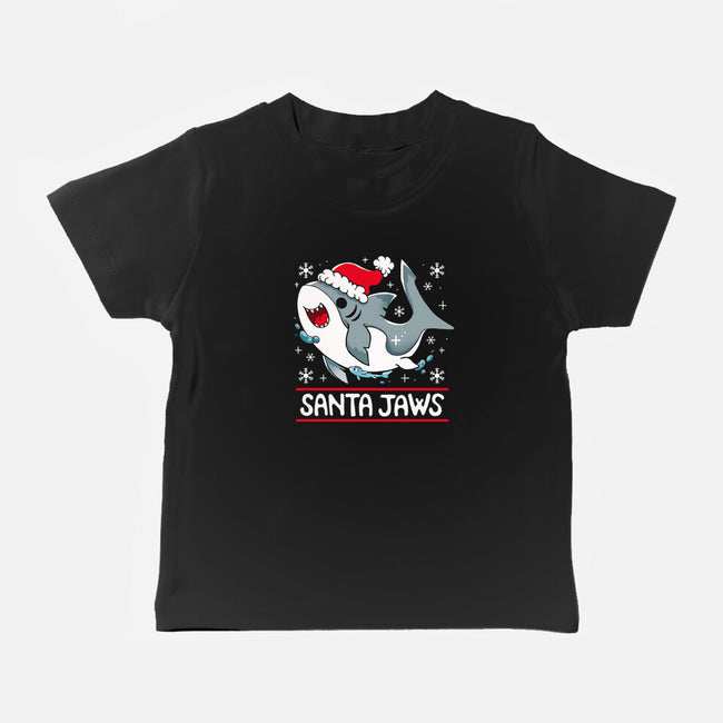 Santa Jaws-Baby-Basic-Tee-Vallina84