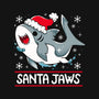 Santa Jaws-None-Stretched-Canvas-Vallina84