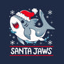 Santa Jaws-None-Fleece-Blanket-Vallina84