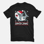 Santa Jaws-Unisex-Basic-Tee-Vallina84
