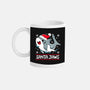 Santa Jaws-None-Mug-Drinkware-Vallina84