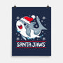 Santa Jaws-None-Matte-Poster-Vallina84
