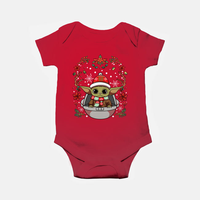 Christmas Yoda-Baby-Basic-Onesie-JamesQJO