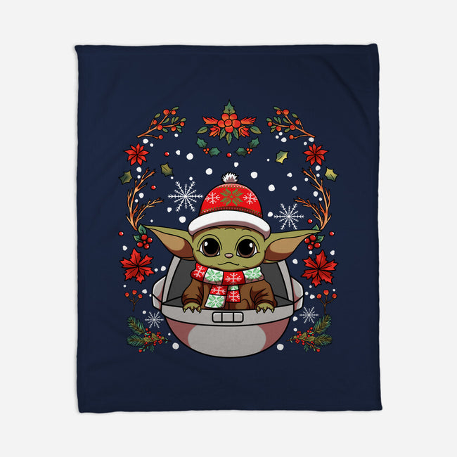 Christmas Yoda-None-Fleece-Blanket-JamesQJO