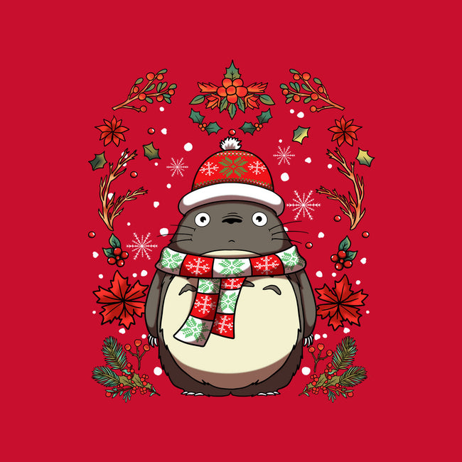 Christmas Totoro-Mens-Basic-Tee-JamesQJO