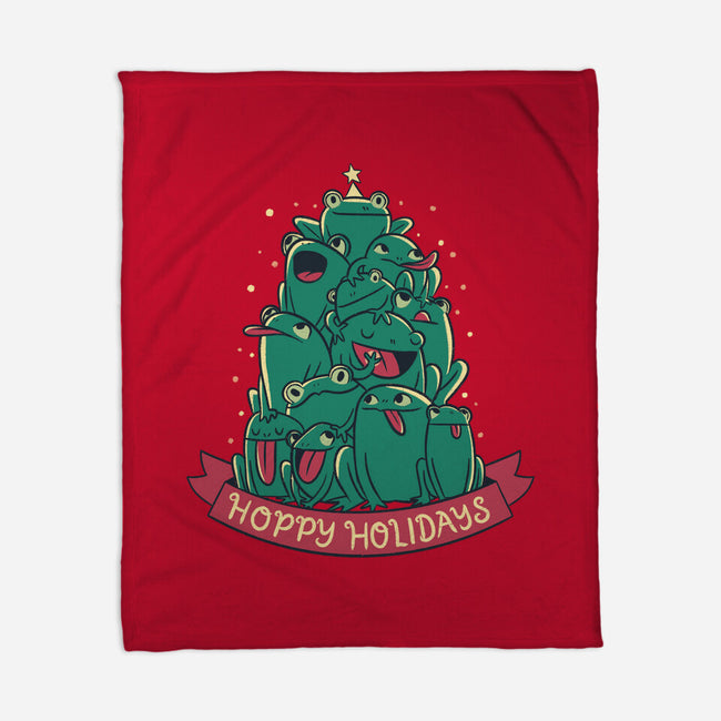 Hoppy Holidays-None-Fleece-Blanket-Aarons Art Room