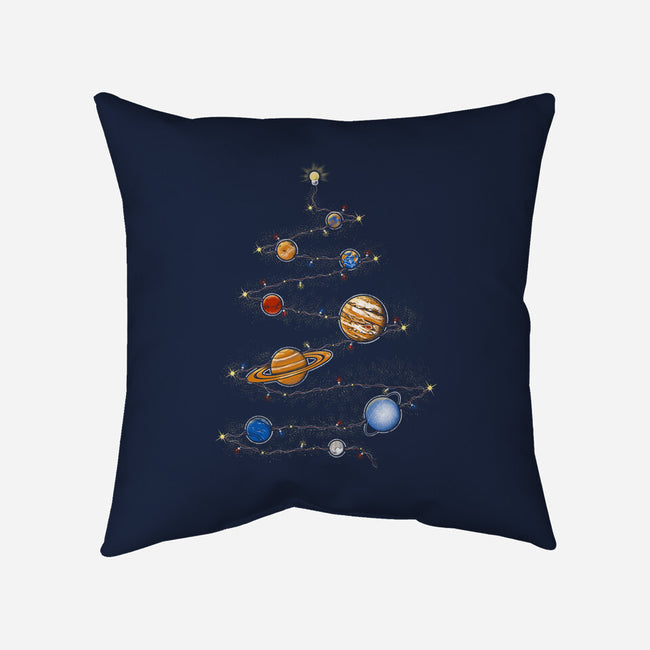Cosmos Christmas-None-Removable Cover w Insert-Throw Pillow-Umberto Vicente