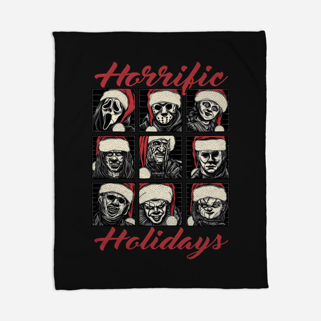 Horrific Holidays-None-Fleece-Blanket-momma_gorilla