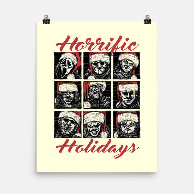 Horrific Holidays-None-Matte-Poster-momma_gorilla