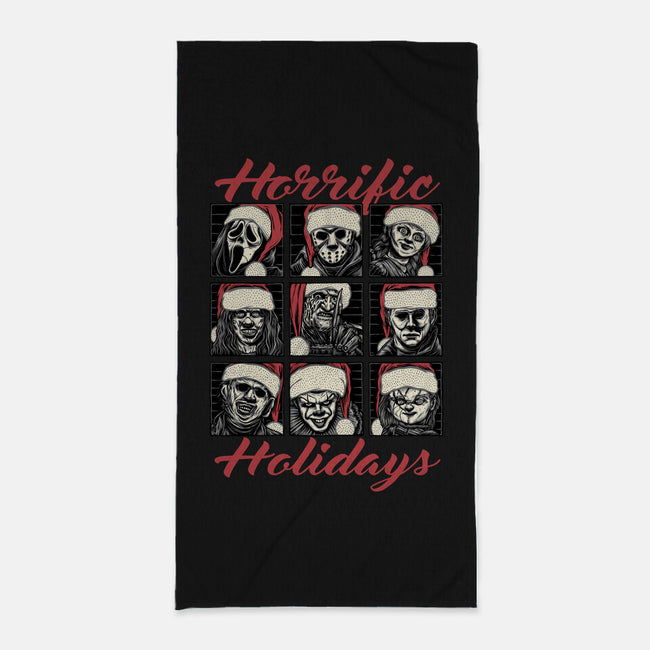 Horrific Holidays-None-Beach-Towel-momma_gorilla