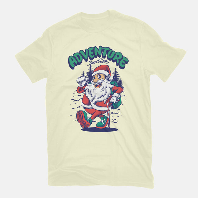 Adventure Begins-Mens-Basic-Tee-spoilerinc
