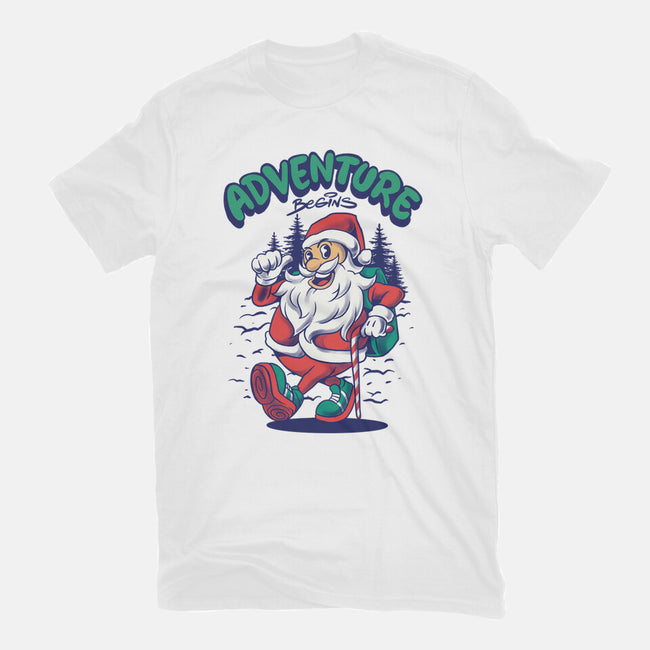 Adventure Begins-Mens-Basic-Tee-spoilerinc