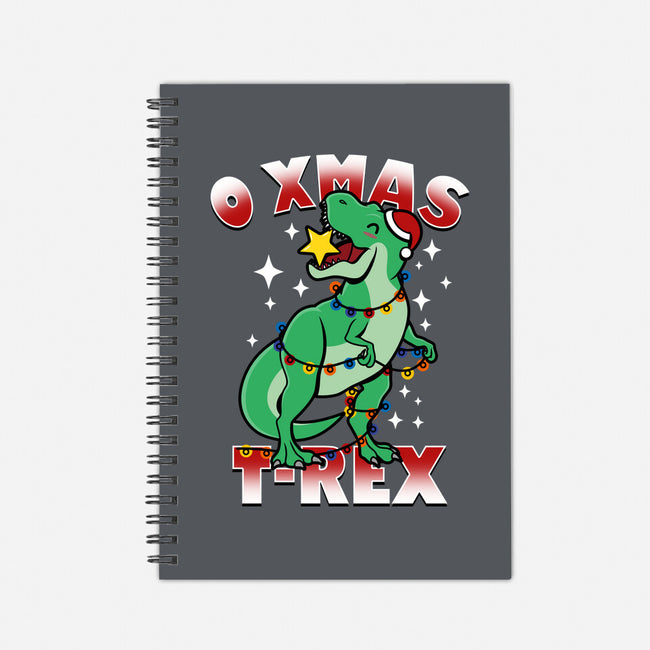 O Xmas T-Rex-None-Dot Grid-Notebook-Boggs Nicolas