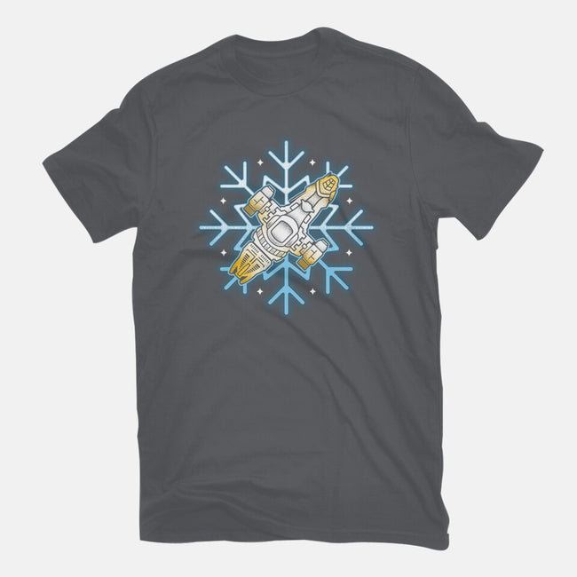 Shiny Snowflake-Mens-Basic-Tee-Logozaste