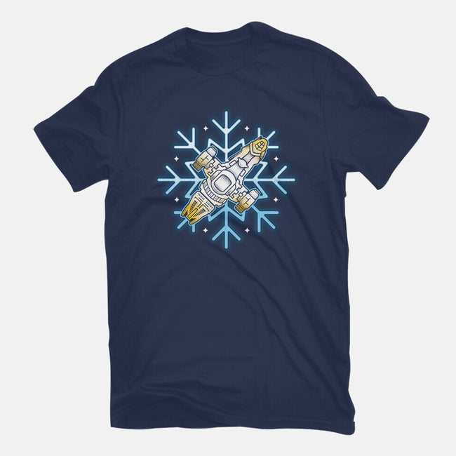 Shiny Snowflake-Mens-Basic-Tee-Logozaste