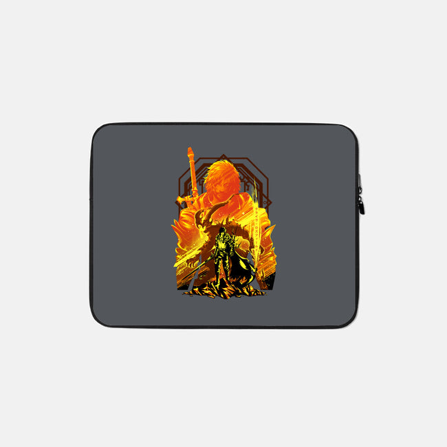 Attack Of Ifrit-None-Zippered-Laptop Sleeve-hypertwenty